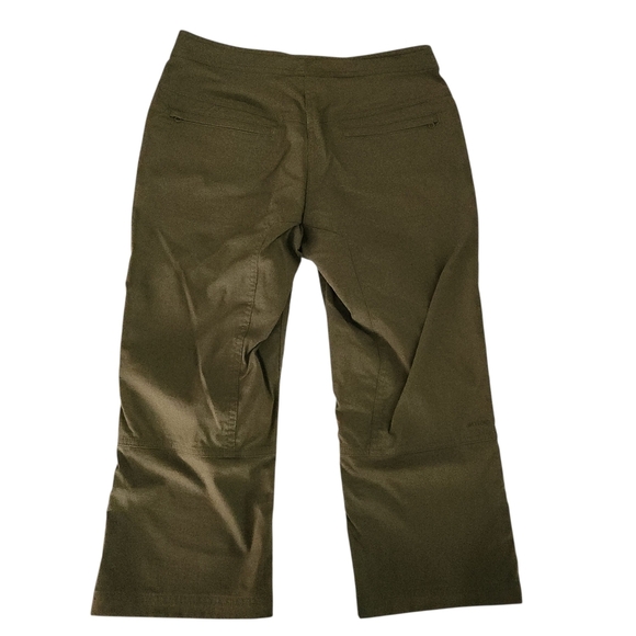 MOUNTAIN EQUIPMENT CO-OP Olive Green Stretch Capri Pants size 4 - Picture 2 of 12